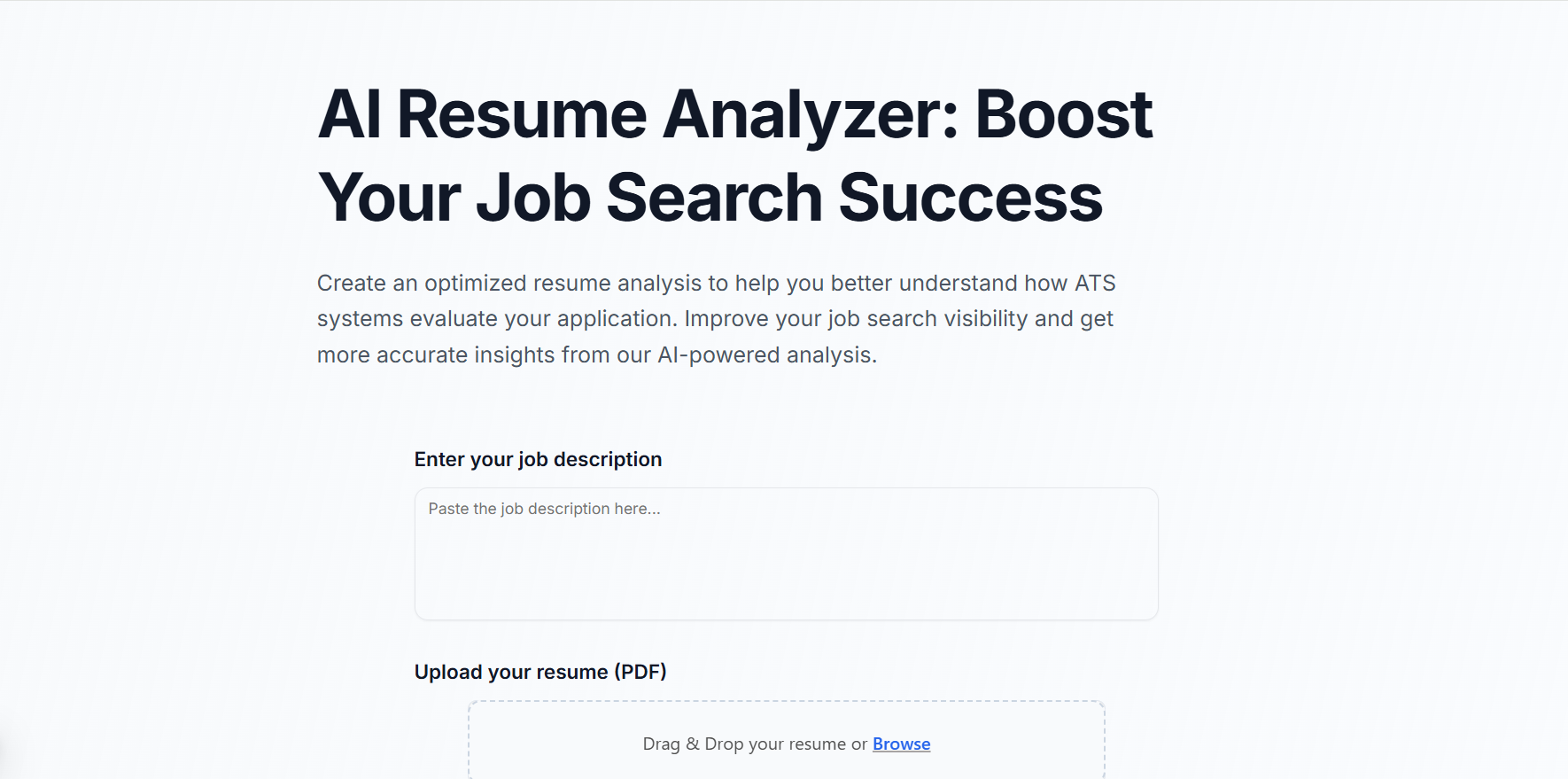 AI Resume Analyzer